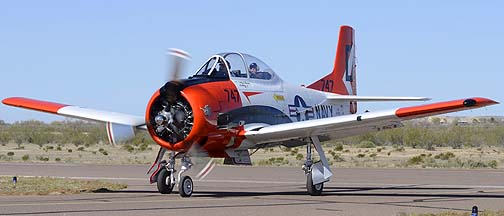 North American T-28C Trojan NX7160C, Cactus Fly-in, March 3, 2012